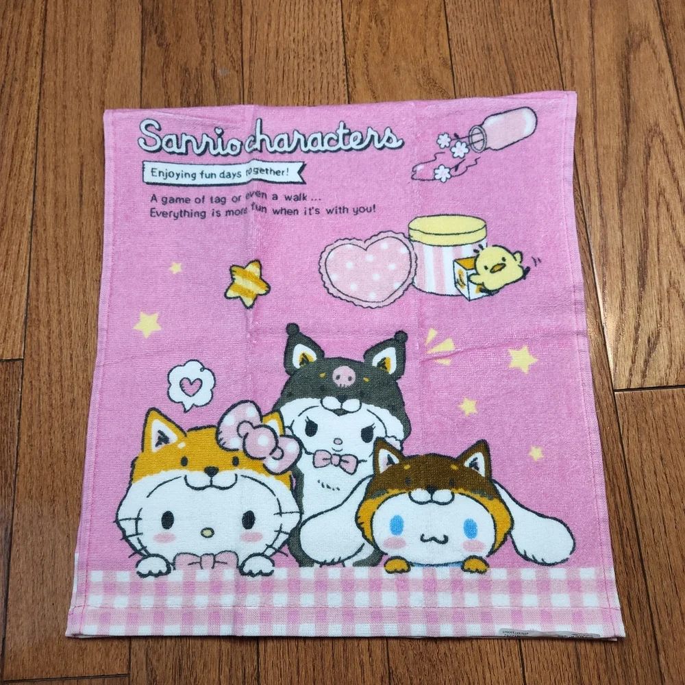 NWT Sanrio Characters Hand Towel and Washcloth Set